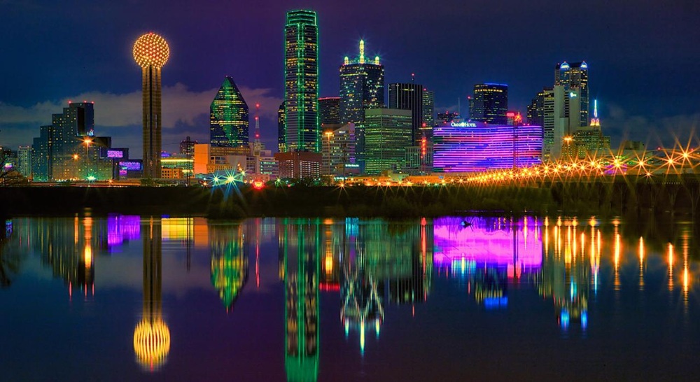 Dallas Skyline at Night