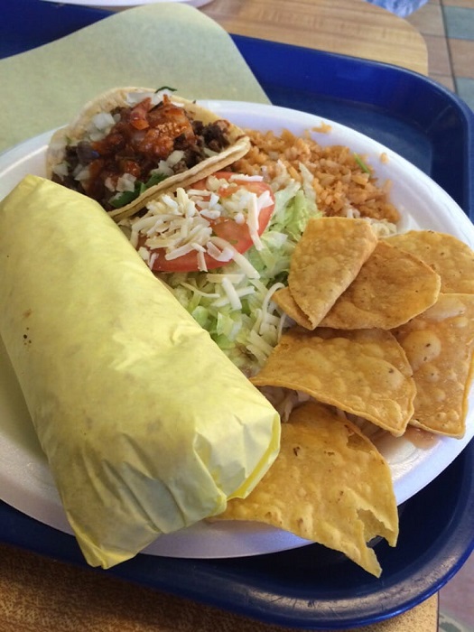 Taco and Burrito plate