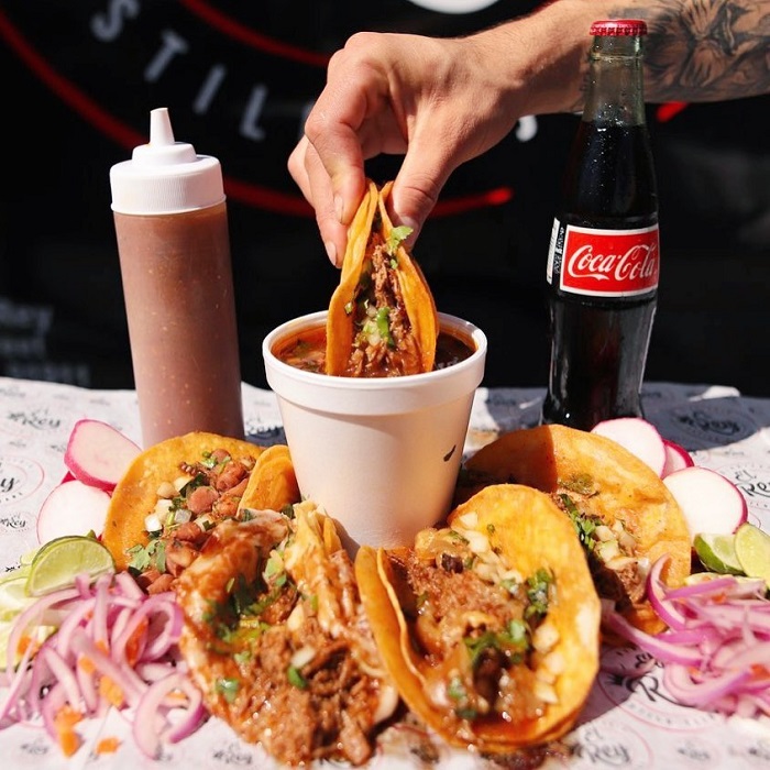 Birria Tacos and Mexican Coke