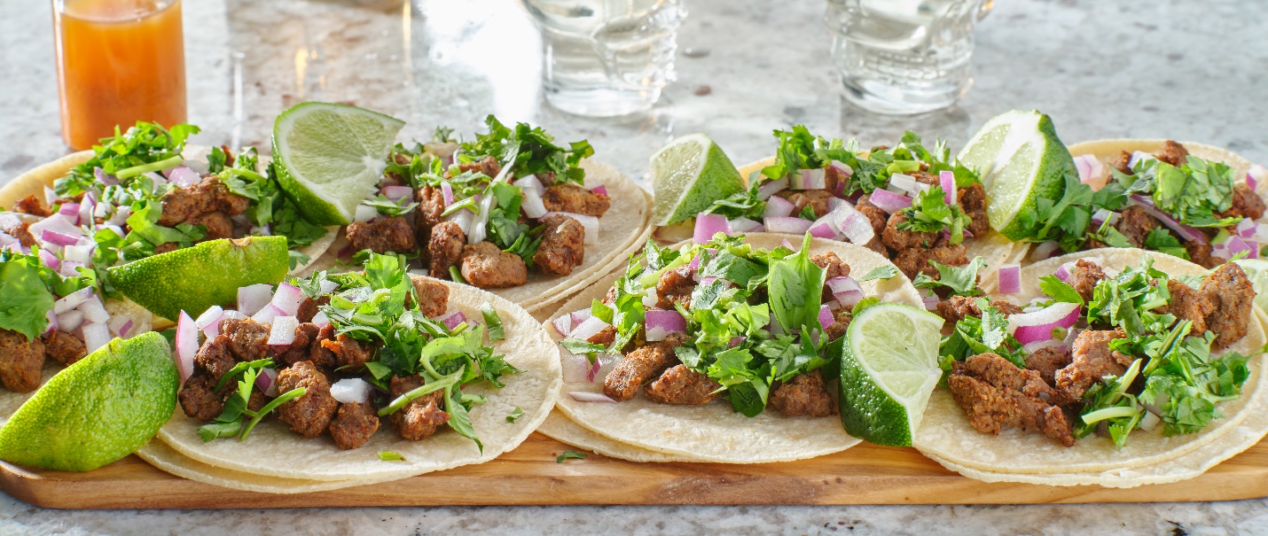 Carnitas Tacos with lime slices
