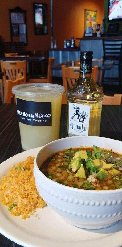 Soup and a Jimador Margarita