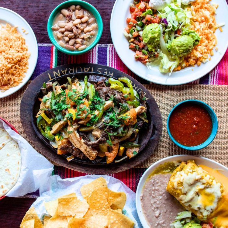 Flores Mexican Restaurant - Table Top of meals