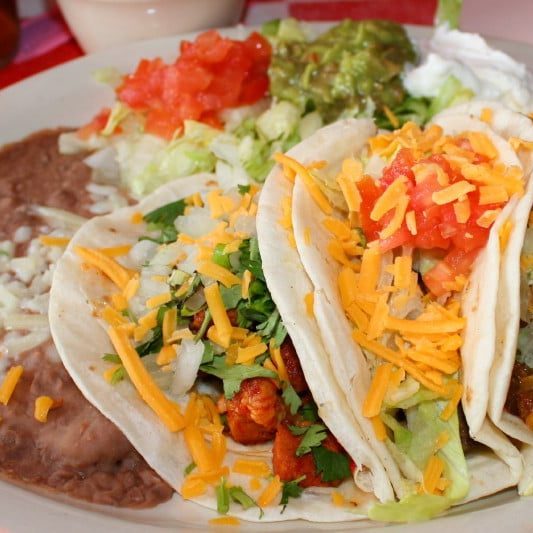 Las Cazuelas Mexican Restaurant - Taco Plate