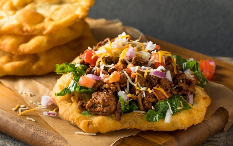 Indian Fry Bread Tacos