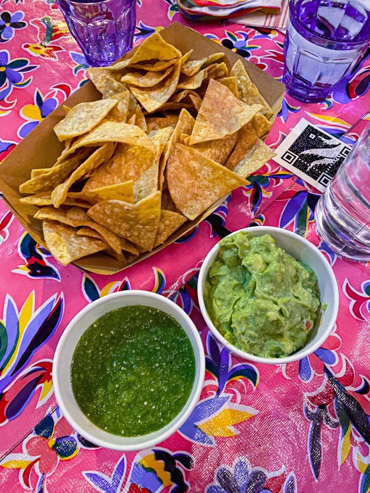 Chips and Guac + salsa