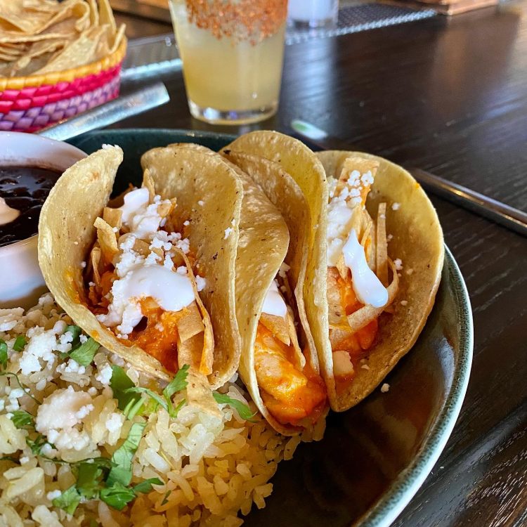 Odelay Tex-Mex - Shrimp Tacos