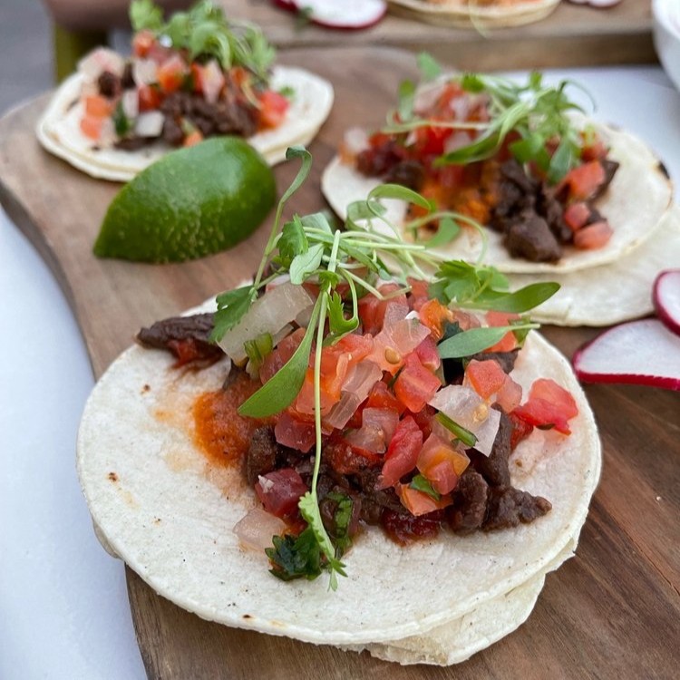 The Rooftop Steak Tacos