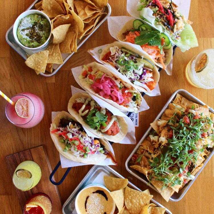 Taco Social - Table of Food