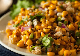 Homemade Mexican Corn Salad with Blackened Corn