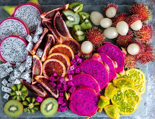 Tropical Fruit Grazing Board