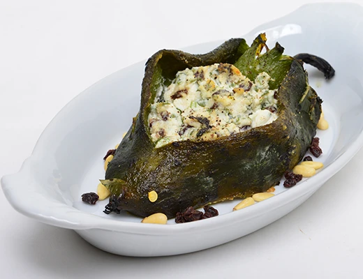 Stuffed Pasilla Peppers