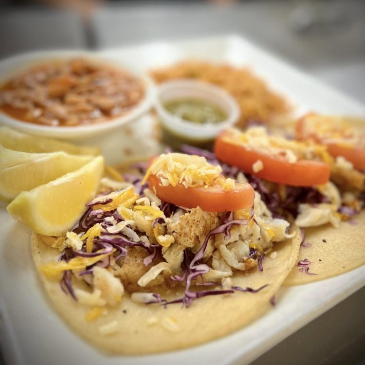 Tequila Tony's Mexican Restaurant - Fish Taco Plate