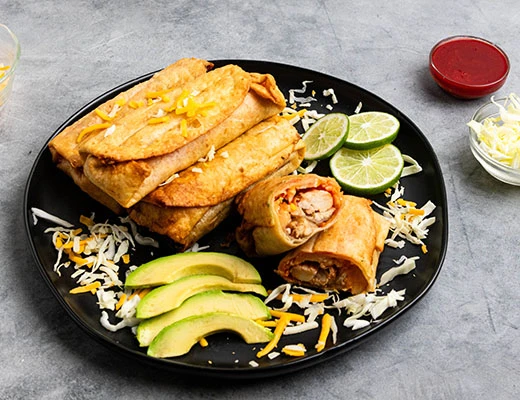 “Sonora Style” Chimichangas
