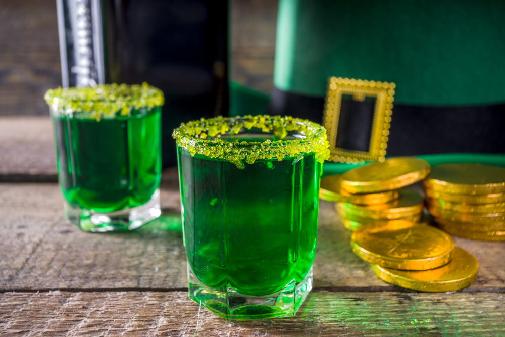 Drinks,For,St.,Patrick's,Day,Party.,Good,Luck,Leprechaun,Shot