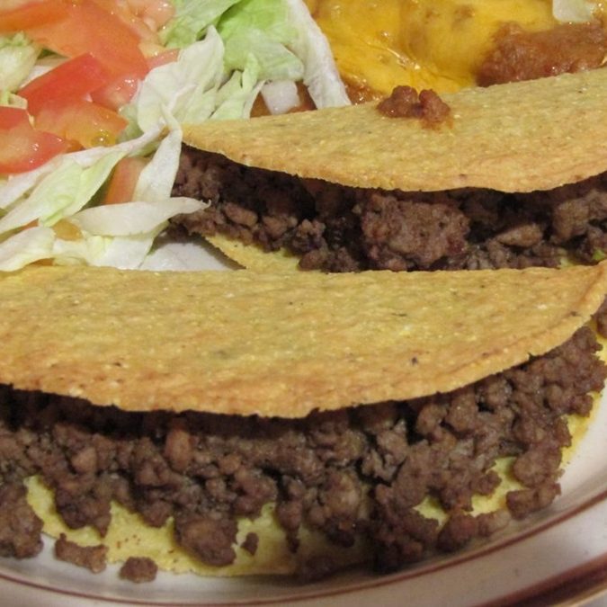 2-Hard Shell Seasoned Beef Tacos