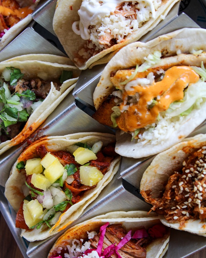 Variety of Tacos